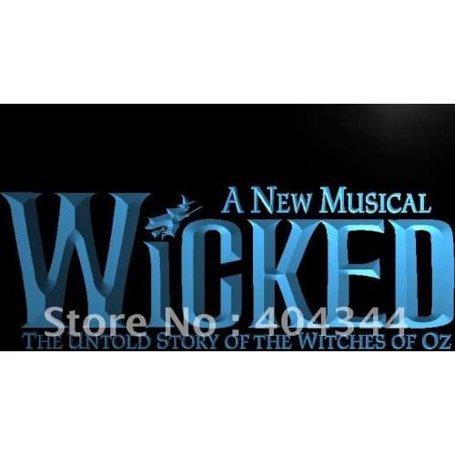 LF168- Wicked The Musical Bar LED Neon Light Sign home decor crafts