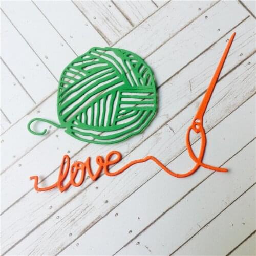 Needle Thread Metal Cutting Dies scrapbooking Stencils for Craft Paper DIY envelope Hand letter Scrapbook new dies Cut Template