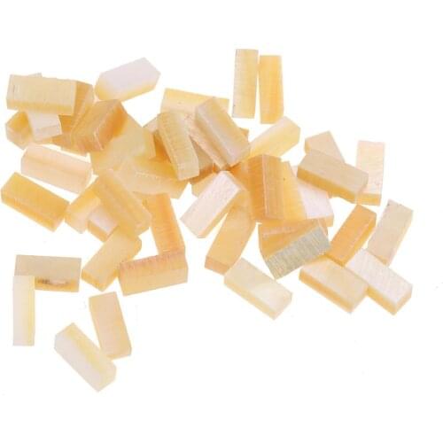 Musiclily Pro Natural Mother of Pearl Guitar Binding Inlay Purfling Strips 1.6x1.3x4mm, Gold Pearl (Set of 100)