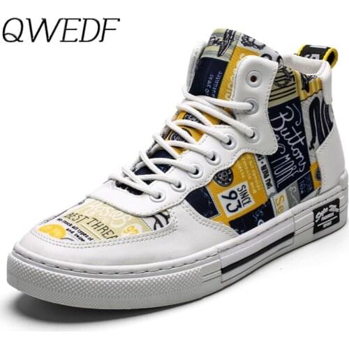 2019 High Top Sneakers Men Breathable Fashion Vulcanize Shoes Male Lace Up Shoes Trainers Tenis Masculino Zapatilla Hombre Z2-78