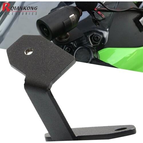 NINJA Ninja 400 2018-2020Motorcycle Accessories Stell Frames Left DVR Data Recorder Bracket For Kawasaki ninja400 2018 2019 2020