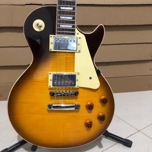 Custom Shop Standard New Arrival Mahogany Guitar Flamed Maple Top Free Shipping