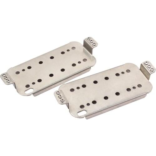 2 Pieces Electric Guitar Humbucker Double Coil Pickup Baseplates Guitar Accessory 50mm+52mm
