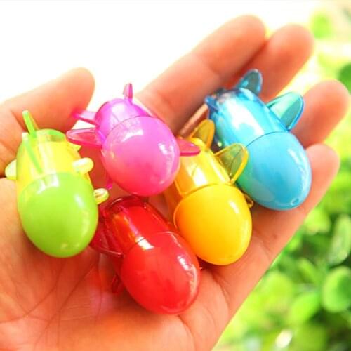 1 pcs Korean creative student stationery plastic cute cartoon aircraft shape telescopic ballpoint pen stationary