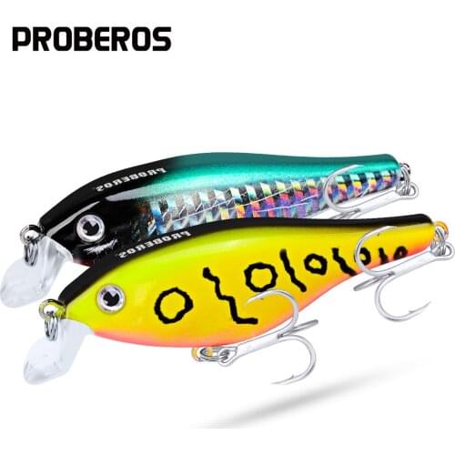 PROBEROS Crankbait 8.2cm 11g Plastic Hard Fishing Lures Artificial Bassbait Floating Minnow Bass Trout Tackle