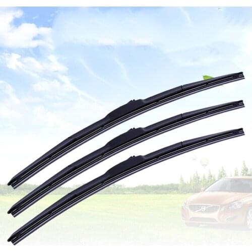 Bone three-section windshield wiper, natural rubber integral wiper, anti-oxidation and high-temperature car wiper
