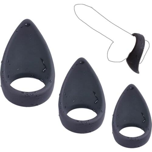 Silicone Cock Rings Chastity Erection Penis Ring Adult Toys Erotic Sex Toy for Men Male Enhancer Erectile Ejaculation Delay Ring