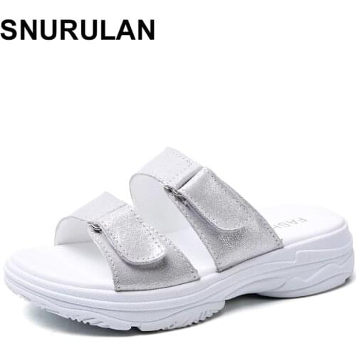 SNURULAN Summer womens slippers lightweight soft outside beach slippers flat woman flip flops EVA slippers sandals shoes female