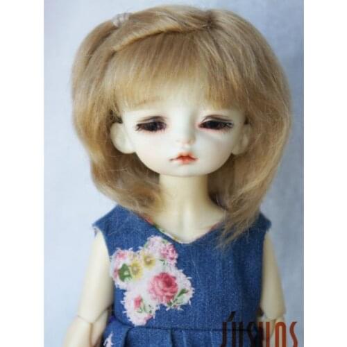 JD189 1/6 YOSD Classical Mohair BJD doll wig for Cute doll size 6-7 inch doll hair on wholesale BJD wig doll accessories