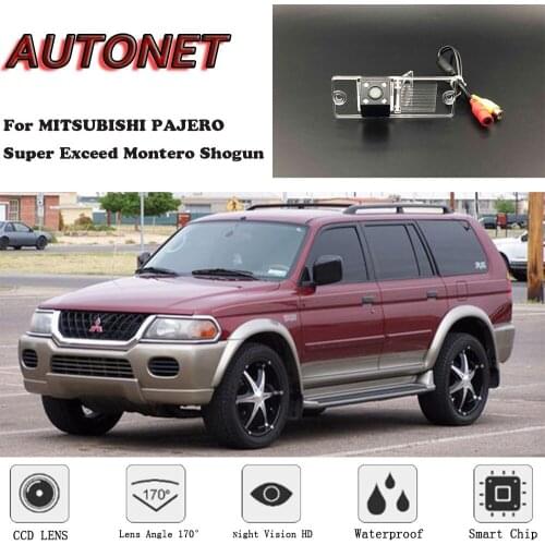 AUTONET Backup Rear View camera For MITSUBISHI PAJERO Super Exceed Montero Shogun CCD/Night Vision/parking Camera