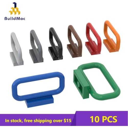 10PCS MOC Bricks Assembles Particles 6187 1x4x2 railing Building Blocks Parts DIY electric Educational Classic Brands gift Toy