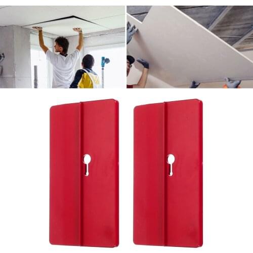 2pcs Ceiling Positioning Plate Plasterboard Fixing Board Supporting Installing Drywall Fitting Carpenter Tools