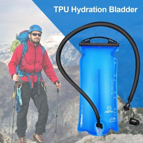 2L TPU Hydration Bladder Odorless Water Reservoir Bag with Insulated Tube Hydration Pack for Cycling Hiking Running Climbing