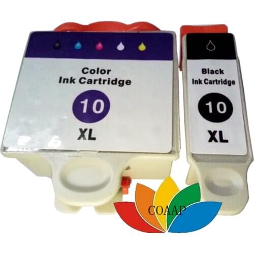 2x Compatible 10B 10C Ink Cartridge for kodak ESP 3 5 5 7 9 3250 5210 5220 5250 9250 Hero 6.1 / 7.1 / 9.1 inkjet Printer
