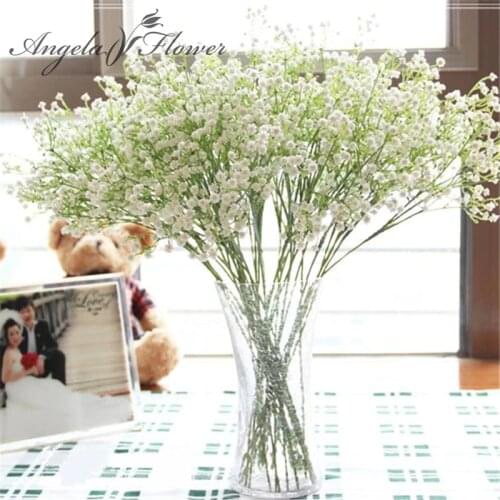1PCS 58cm Rustic artificial flower interspersion mantianxing decor for home table wedding flower plastic Gypsophila babysbreath