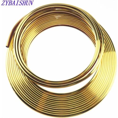 Car-styling 8 Meter chrome decorative strip Wheel hub protection/Grille/body decoration sticker for Chery Tiggo Fulwin A1 A3 QQ