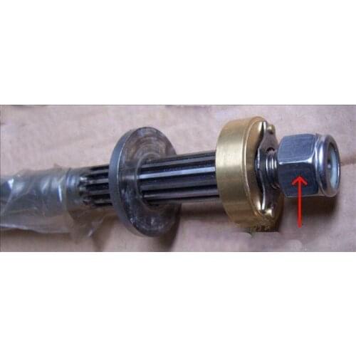 Free shipping Locking Lock Stainless Steel Nut for Mercury Outboard 40-55 Propeller Thread 15.87 Pitch 2.3mm