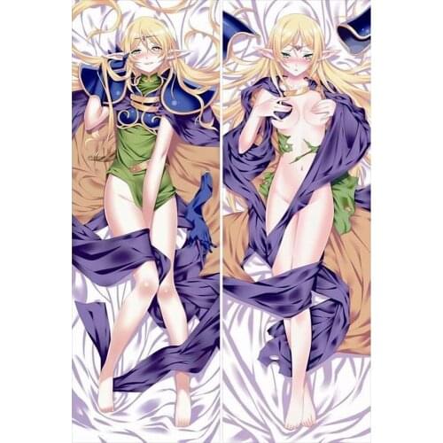 Japanese Decorative Anime Record of Lodoss War Deedlit Throw Otaku Dakimakura Gift Bedding Hugging Body Pillow Case 150x50 CM
