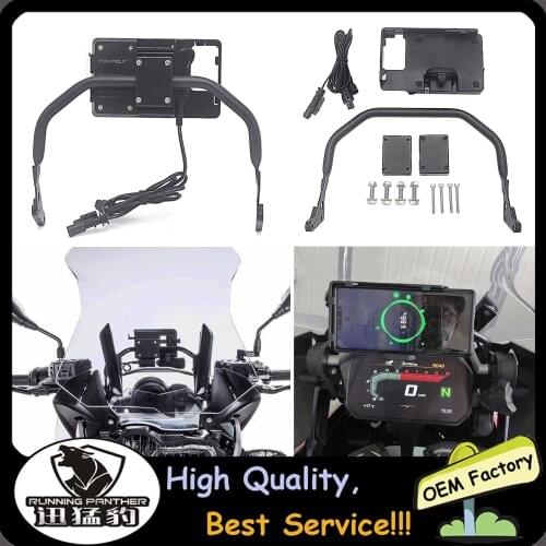 For BMW R1250GS ADV Wireless Charging Mobile Phone Navigation Bracket R 1250 GS R1250 GS Motorcycle USB Charging R 1250GS Stand