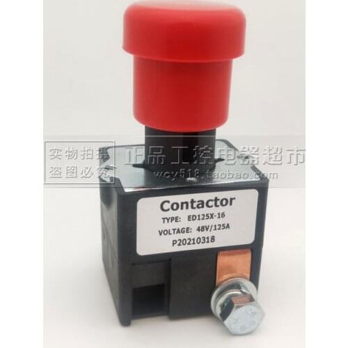 ED125X-16 DC power cut-off control switch and emergency stop button for electric forklift