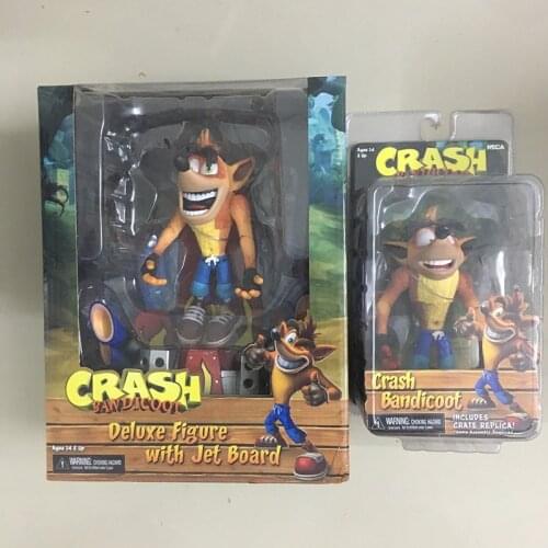 Crash Figure NECA Original Game Crash Bandicoot Sane Trilogy Action Figure Model Toy Doll Gift