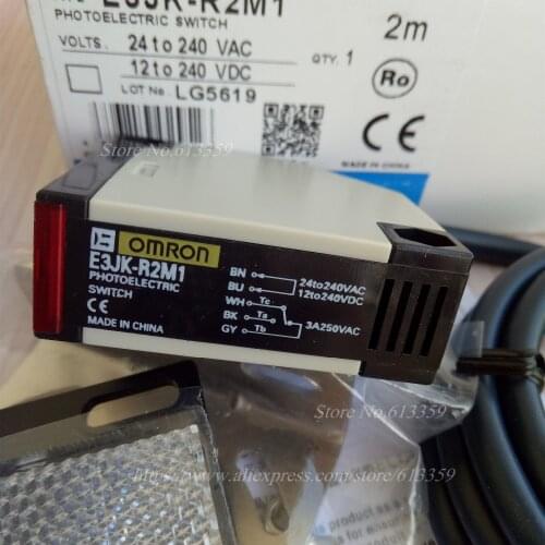 E3JK-R2M1 AC/DC Omron 2m Photoelectric Switch Sensor New High Quality Warranty For One Year
