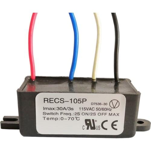 RECS Intelligent Electronic Centrifugal Switch Oil Pump Motor Capacitor Starter for Air Compressor Centrifugal Switch