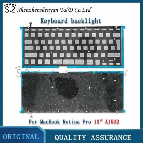 New For Allpe Macbook Pro Retina 13 "A1502 UK EU US Keyboard Backlight 2013 2014 2015 Years