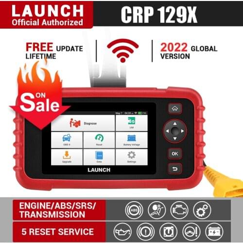 Original LAUNCH X431 CRP129X OBD2 Scanner Car Diagnostic Tool Auto Scan Diagnoses OBDII Code Reader PK Creader VIII CRP129E