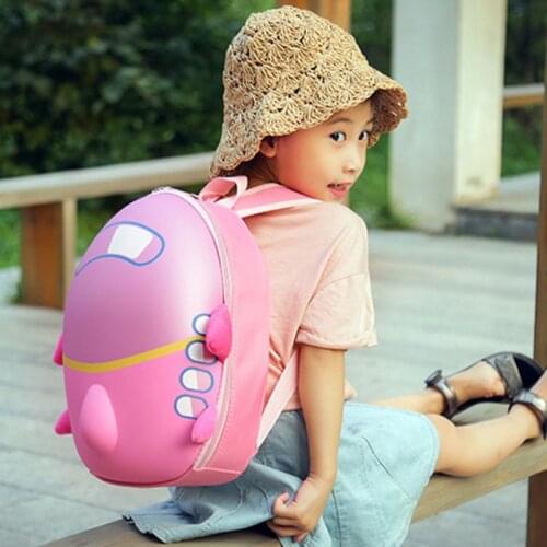 THINKTHENDO Toddler 3D Airplane Mini Backpack Child Kid Kindergarten School Bag Rucksack Backpacks Gift 20 x 7 x 32cm