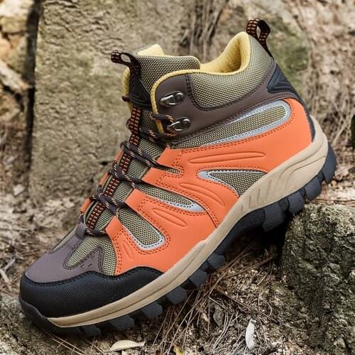 Men Hiking Shoes High Quality Sneakers Autumn Trekking Mountain Climbing Boots Athletic Men Outdoor Sport Shoes Size 39-46