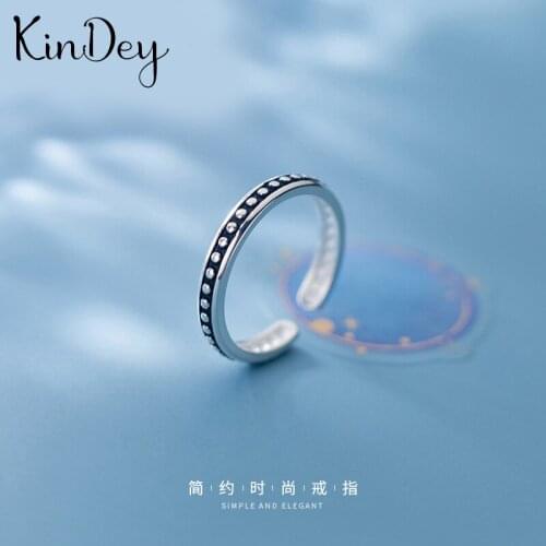 2021 New Punk Vintage Round Rings For Women Men Resizable Size Rings Fashion Trendy Boho Jewelry