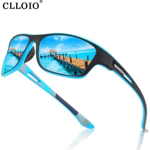 CLLOIO New Polarized Sunglasses for Men Womens Driving Shades Sun Glasses Outdoor Sports Windproof Sand Goggle UV400 Anti-Glare