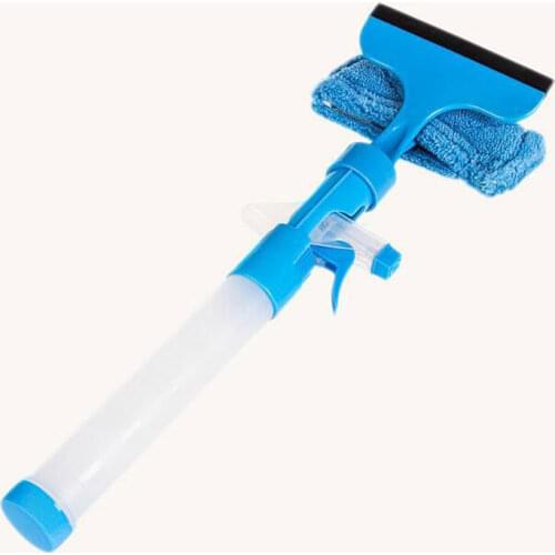 Flat Windows Cleaner Wiper Spray Clamp Outside Nozzle Window Scraper Multifunction Remov Limpia Cristales Clean Product ZZ50BQ