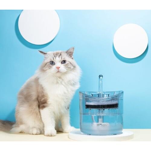2L Dog Water Fountain Filter Automatic Sensor Drinker For Cats Feeder Pet Water Dispenser Auto Circulating Drinking Fountain
