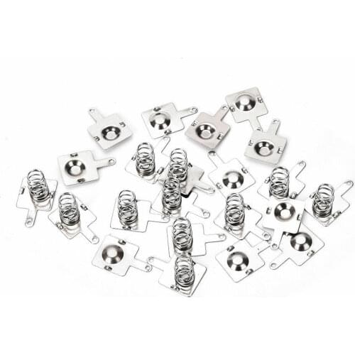 50pairs Battery shrapnel AA battery spring positive and negative contact Metal Battery Spring Plate wholesale