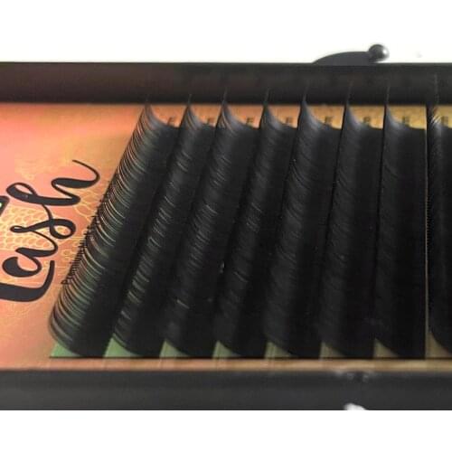 2021 Newest mix size deep soft mink lashes faux individual lashes Matte black Material Super Soft Make Up Lashes 8mm-16mm cilios