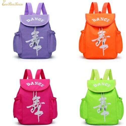 Dance Bags For Ballet Children Ballerina Dance Shoulder/Backpack Bag Canvas Ballet Bag For Girls Preschool Kids