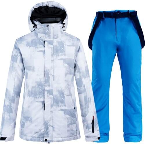 Super Warm Women Men Ski Suit Snowboard Jacket Pant Windproof Waterproof Outdoor Sport Wear Breathable Female Male Winter Suit
