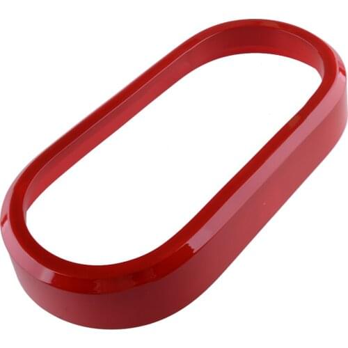 Interior Central Console Gear Shift Panel Frame Cover Trim Fit For Jeep Wrangler JK 2007 2008 2009 2010 Red Car Styling