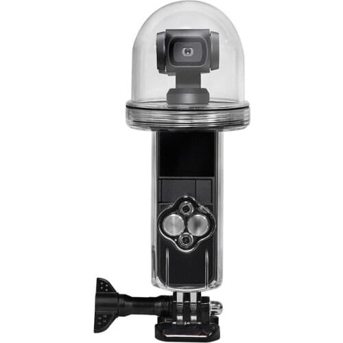 Diving Waterproof Seal Protective Housing Case For DJI OSMO Pocket Camera Underwater Hemispherical Dome Clear Diving Case