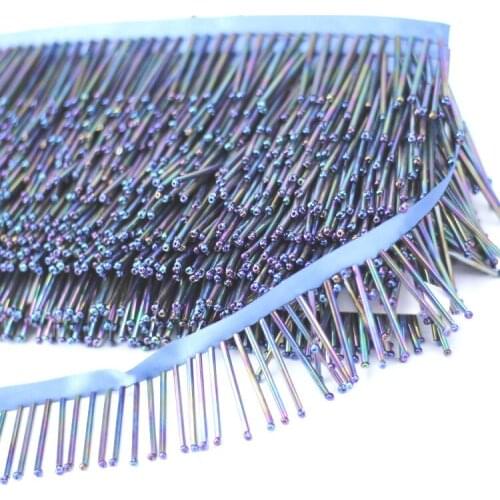 10yards/lot handmade beads tube craft bridal pearls wedding trimming stone chiffon lady ribbon tape decorative weaving border