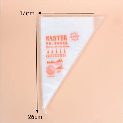 100 PCS Christmas Disposable Piping Bag Pastry Bag Cake Chocolate Cream Decorating Kitchen Accessories Pastry Tip Tool