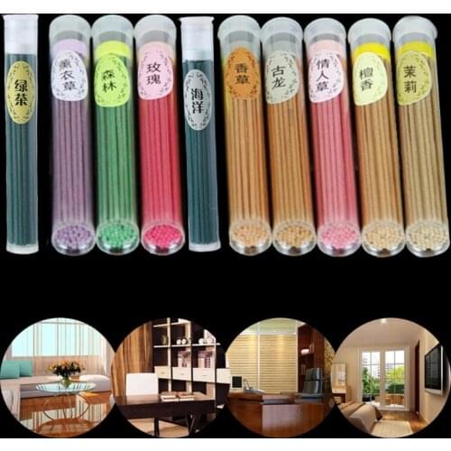 50 Sticks Incense Burner Fragrance Spices Natural Aroma Sandalwood Air Freshener