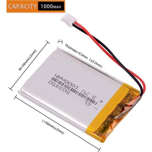 503450 3.7V 1000mAh replace battery in my Playstation Gold Headset