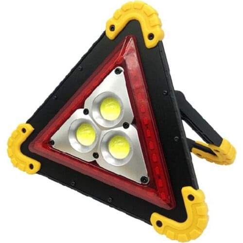 Car Warning Light Triangle Bright Taillight Waterproof Sign Lamp for Outdoor Q0KA