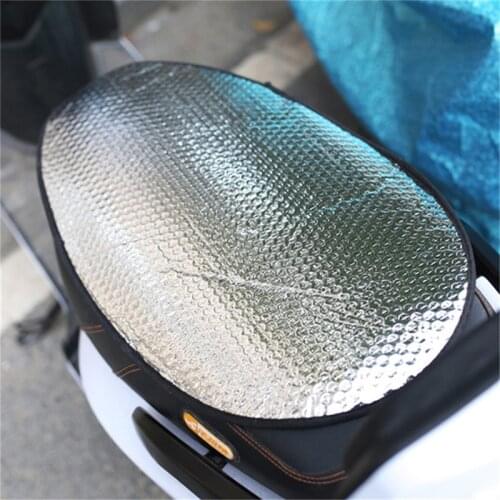 Motorcycle Electric Bike Seat Cover Cushion Scooter Sunscreen Pad Insulation Sun Pad Heat Reflective Cushions
