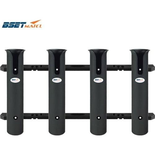 ABS Plastic Fishing Rod Pole Holder Portable Lightweight Fishing Rod Spinning Accessories Durable Tube Mount Bracket Socket Rack