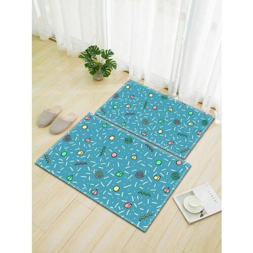 Childlike Style doormat anti-slip Backing Printed your design picture photo, suede Flannel Floor doormat for Bath Living Room