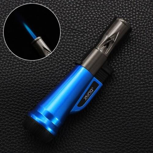 Strip Gas Lighter Metal Butane Airbrush Torch/Turbo Lighter Cigarette Lighters Cigar Smoking Accessories Gadgets for Men